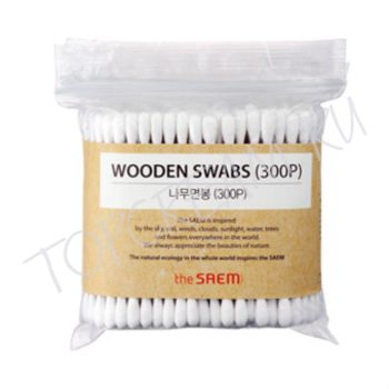 Ватные палочки THE SAEM Wooden Swabs