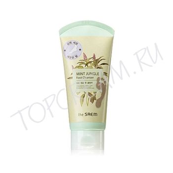 Мятная пенка-скраб для ног THE SAEM Mint Jungle Foot Cleanser