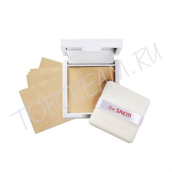 Матирующие салфетки для лица THE SAEM Auto Oil Paper Pact