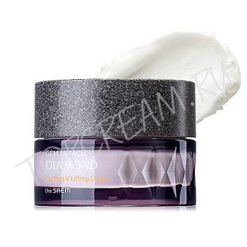 Крем с алмазными нано-частицами THE SAEM Gem Miracle Diamond Cutting V Lifting Cream