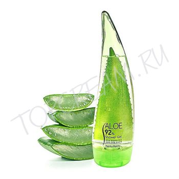 Гель для душа с алоэ вера HOLIKA HOLIKA Aloe 92% Shower Gel Гель для душа с алоэ вера HOLIKA HOLIKA Aloe 92% Shower Gel