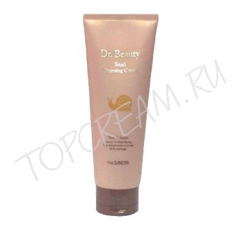 Очищающий крем с экстрактом муцина улитки THE SAEM Dr.Beauty Snail Cleansing Cream