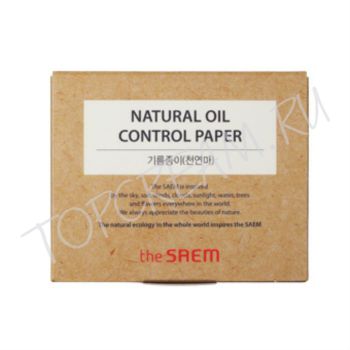Матирующие салфетки THE SAEM Natural Oil Control Paper
