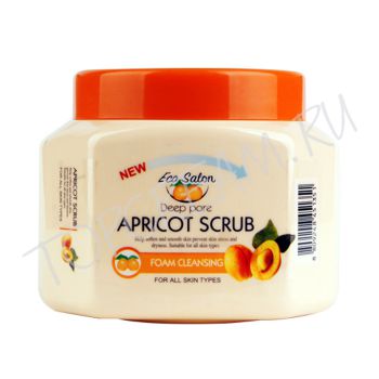 Пенный очищающий скраб с абрикосовыми косточками ORGANIA Eco-Salon Deep Pore Apricot Scrub