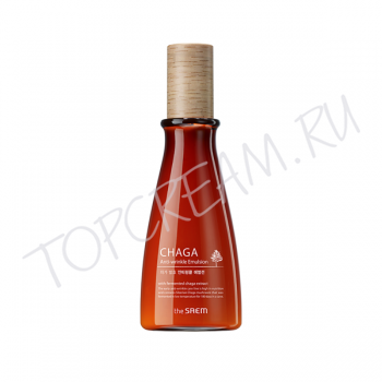Антивозрастная эмульсия с экстрактом чаги THE SAEM Chaga Anti-Wrinkle Emulsion