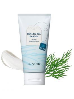 Пенка увлажняющая очищающая с маслом листьев чайного дерева THE SAEM Healing Tea Garden Tea Tree Cleansing Foam