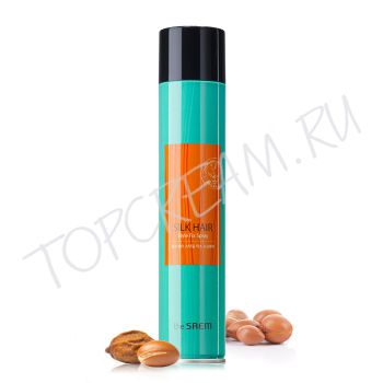 Лак для волос с аргановым маслом THE SAEM Silk Hair Style Fix Spray