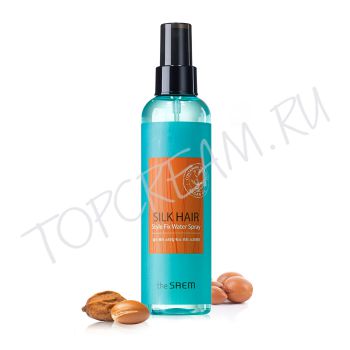 Спрей с аргановым маслом для укладки волос THE SAEM Silk Hair Style Fix Water Spray Спрей с аргановым маслом для укладки волос THE SAEM Silk Hair Style Fix Water Spray