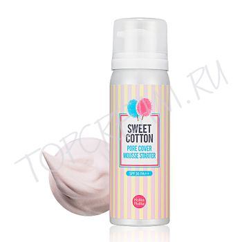 Матовая база-мусс 3 в 1 HOLIKA HOLIKA Sweet Cotton Pore Cover Mousse Starter Матовая база-мусс 3 в 1 HOLIKA HOLIKA Sweet Cotton Pore Cover Mousse Starter