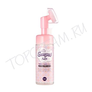 Пенка с экстрактом конняку и силиконовой щеточкой HOLIKA HOLIKA Gonyak Soft Perfect Bubble Foam Пенка с экстрактом конняку и силиконовой щеточкой HOLIKA HOLIKA Gonyak Soft Perfect Bubble Foam