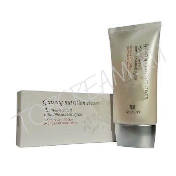 Питательный женьшеневый крем для кожи лица и шеи MIZON Ginseng Nutrition Cream