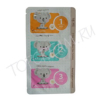 Набор патчей для удаления черных точек и сужения пор MIJIN 3-Step Koala Nose Clear Solution Набор патчей для удаления черных точек и сужения пор MIJIN 3-Step Koala Nose Clear Solution
