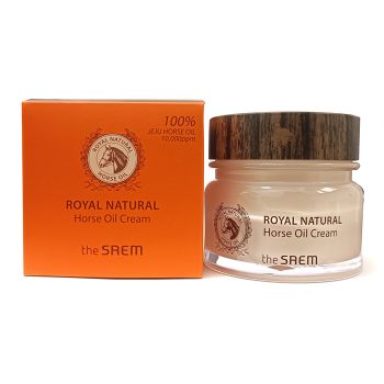 Крем с конским жиром и экстрактом трюфеля THE SAEM Royal Natural Horse Oil Cream