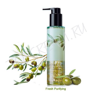 Гидрофильное масло с оливой и растительными экстрактами THE SAEM Marseille Olive Cleansing Oil New