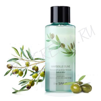 Средство для снятия макияжа с глаз и губ THE SAEM Marseille Olive Waterproof Lip & Eye Remover Safe & Mild 150ml