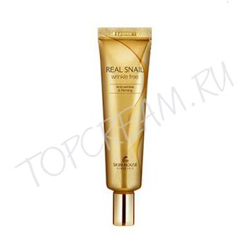 Укрепляющий крем против морщин с улиточным фильтратом THE SKIN HOUSE Real Snail Wrinkle Free Cream