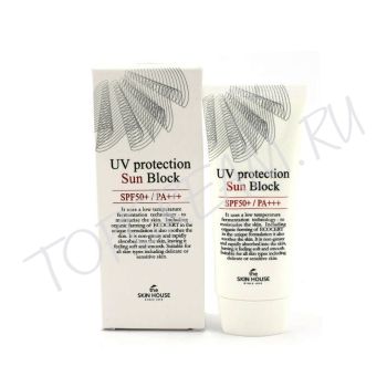Солнцезащитный крем THE SKIN HOUSE UV Protection Sun Block SPF50+/PA+++ 60 ml Солнцезащитный крем THE SKIN HOUSE UV Protection Sun Block SPF50+/PA+++ 60 ml