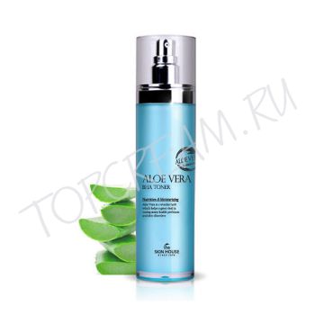 Тонер с алоэ вера и BHA-кислотами THE SKIN HOUSE Aloe Vera BHA Toner Тонер с алоэ вера и BHA-кислотами THE SKIN HOUSE Aloe Vera BHA Toner