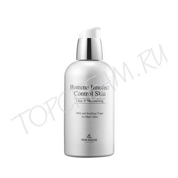 Мужской матирующий тонер для жирной кожи THE SKIN HOUSE Homme Innofect Control Skin