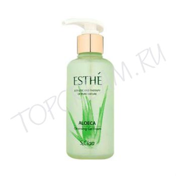 Увлажняющая пенка для умывания с алоэ вера ENPRANI S,Claa Esthe Aloeca Cleansing Gel Foam