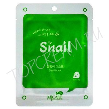 Тканевая маска с улиточным муцином MIJIN CARE Snail Mask ( Тканевая маска)