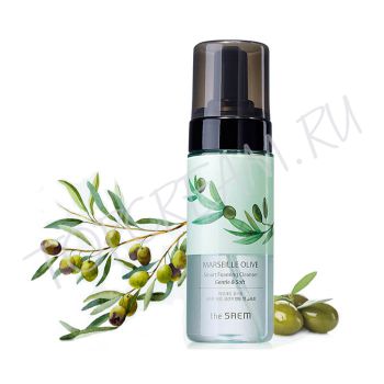 Гидрофильная пенка для очищения кожи THE SAEM Marseille Olive Smart Foaming Cleanser