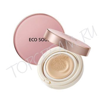 Ультраувлажняющий ББ-крем THE SAEM Eco Soul Spau BB Cushion SPF50+ PA+++