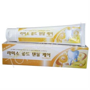 Зубная паста с частицами золота LA MISO Gold Dental Care Toothpaste