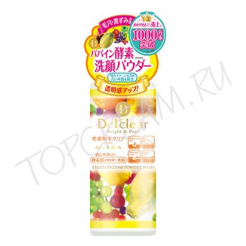 Энзимная пудра с эффектом пилинга MEISHOKU AHA&BHA Fruits Enzyme Powder Wash