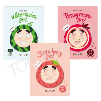 Маски для лица: арбуз, клубника и гранат SKIN79 Fruit Mask Маски для лица: арбуз, клубника и гранат SKIN79 Fruit Mask
