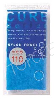 Мочалка массажная жесткая Cure Nylon Towel HARD BLUE Мочалка массажная жесткая Cure Nylon Towel HARD BLUE