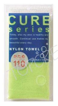 Мочалка массажная жесткая Cure Nylon Towel HARD GREEN Мочалка массажная жесткая Cure Nylon Towel HARD GREEN
