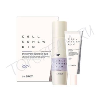 Набор уходовый антивозрастной эссенция + крем THE SAEM Cell Renew Bio Essence Special Set