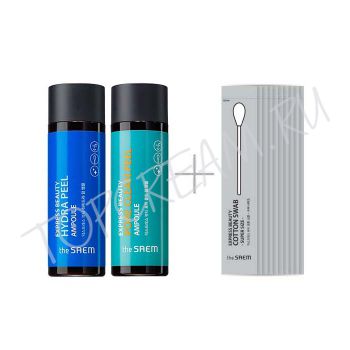Улучшенный экспресс-пилинг на 10 процедур THE SAEM Express Beauty Cotton Swab Kit