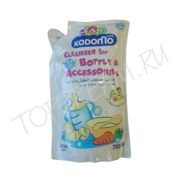 Средство для мытья детских бутылок и сосок в мягкой упаковке LION KODOMO Cleanser For Bottle And Accessories Refill Pack Средство для мытья детских бутылок и сосок в мягкой упаковке LION KODOMO Cleanser For Bottle And Accessories Refill Pack