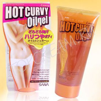 Антицеллюлитный массажный гель для тела с протеинами икры. SANA HOT CURVY OIL GEL Антицеллюлитный массажный гель для тела с протеинами икры. SANA HOT CURVY OIL GEL