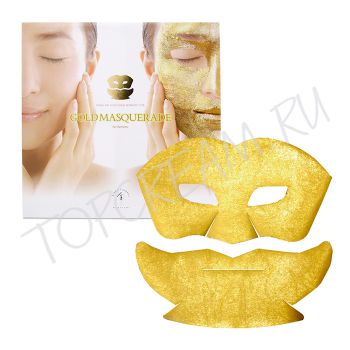 Маска для лица из чистого золота 24 К Маскарад HAKUICHI Kinka Gold Masquerade