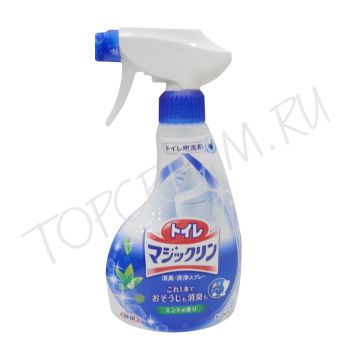 Спрей-пенка для туалета с ароматом ментола 400 мл KAO Magiclean Toilet Menthol Aroma