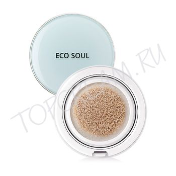 Охлаждающий ББ-крем кушон, запасной блок THE SAEM Eco Soul Power Proof Cooling BB Cushion Refill