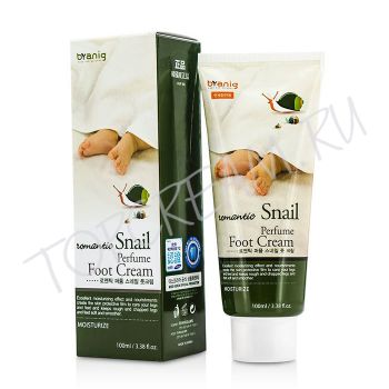 Парфюмированный крем для ног с экстрактом улитки 3W Clinic Romantic Snail Perfume Foot Cream