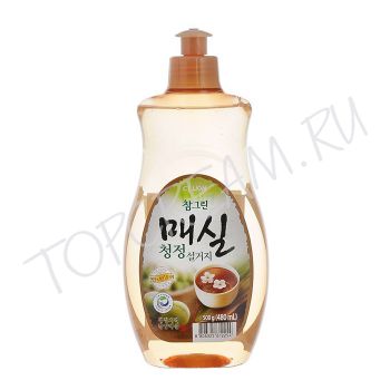 Средство для мытья посуды, овощей и фруктов Японский абрикос 480 мл CJ LION Chamgreen Japanese Apricot 480 ml Средство для мытья посуды, овощей и фруктов Японский абрикос 480 мл CJ LION Chamgreen Japanese Apricot 480 ml