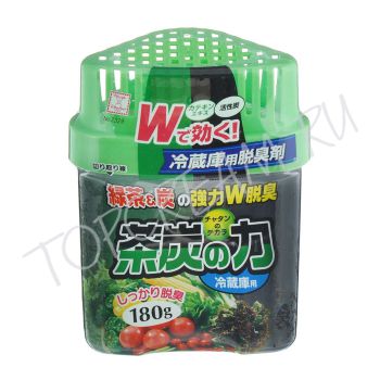Поглотитель запахов для холодильника Сила угля и зеленого чая KOKUBO Odor Absorber For The Fridge Charcoal & Green Tea Поглотитель запахов для холодильника Сила угля и зеленого чая KOKUBO Odor Absorber For The Fridge Charcoal & Green Tea