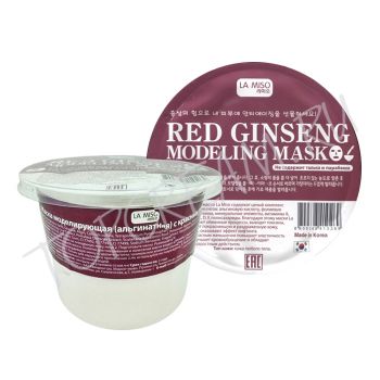 Альгинатная маска моделирующая с красным женьшенем LA MISO Red Ginseng Modeling Mask Альгинатная маска моделирующая с красным женьшенем LA MISO Red Ginseng Modeling Mask