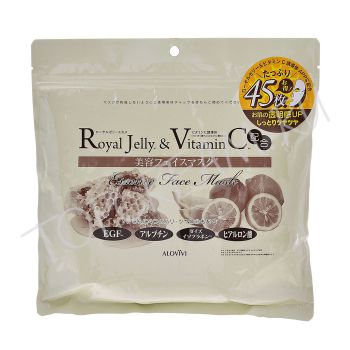 Маски для лица с маточным молочком и витамином С ALOVIVI Royal Jelly & Vitamin C Essence Face Mask Маски для лица с маточным молочком и витамином С ALOVIVI Royal Jelly & Vitamin C Essence Face Mask