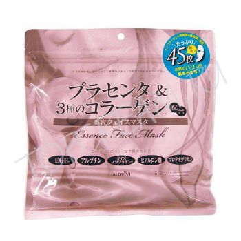 Маски для лица с плацентой и коллагеном (45 штук) ALOVIVI Placenta & Collagen Mask Essence Face Mask Маски для лица с плацентой и коллагеном (45 штук) ALOVIVI Placenta & Collagen Mask Essence Face Mask