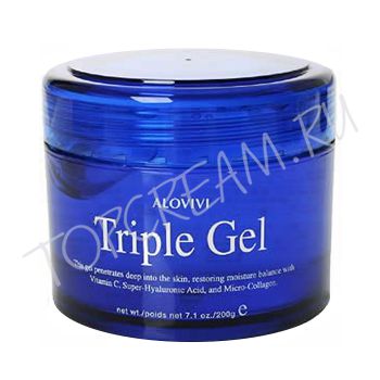 Гель с супер-гиалуроновой кислотой, микроколагеном и витамином С ALOVIVI Triple Gel
