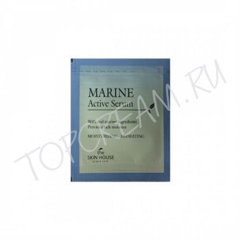Увлажняющая сыворотка с морской водой и водорослями (пробник) THE SKIN HOUSE Marine Active Serum Sample Увлажняющая сыворотка с морской водой и водорослями (пробник) THE SKIN HOUSE Marine Active Serum Sample
