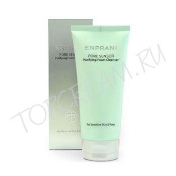 Пенка для очищения чувствительной кожи и сужения пор ENPRANI Pore Sensor Purifying Foam Cleanser