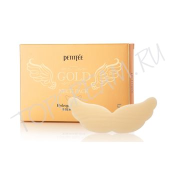 Гидрогелевая маска с золотом для шеи, 5 шт. PETITFEE Gold Neck Pack 5 pcs