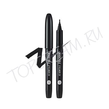 Фломастер-подводка с наконечником-шариком HOLIKA HOLIKA Magic Pole Eyeliner 2X Фломастер-подводка с наконечником-шариком HOLIKA HOLIKA Magic Pole Eyeliner 2X